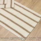 Jogo de Passadeira Itatiaia com 3 peças - Bege