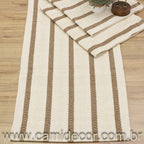 Jogo de Passadeira Itatiaia com 3 peças - Bege