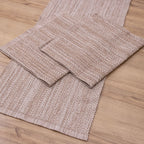 Jogo de Passadeira Serena com 3 peças - Bege