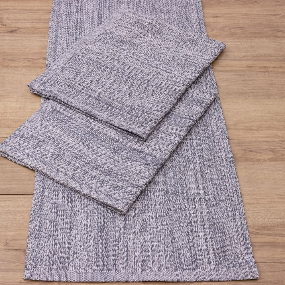 Jogo de Passadeira Serena com 3 peças - Cinza