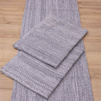 Jogo de Passadeira Serena com 3 peças - Cinza