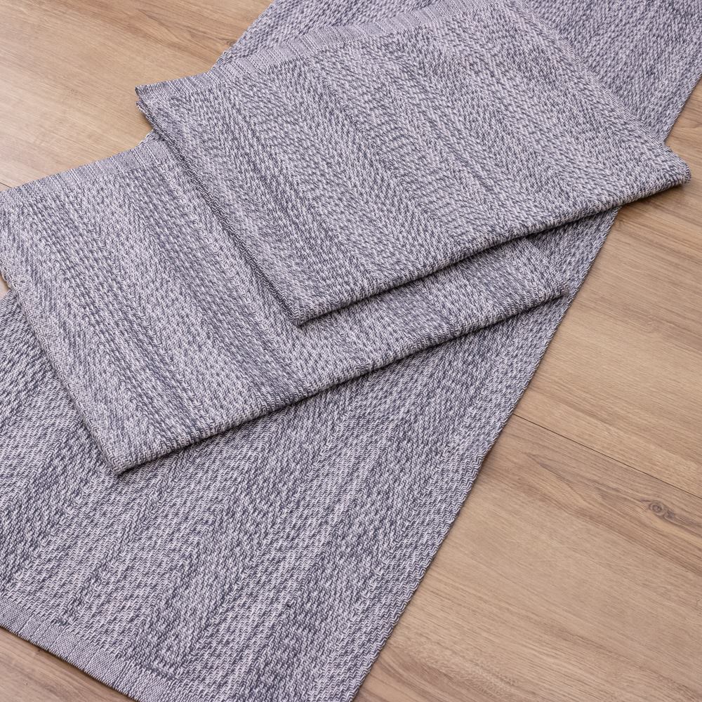 Jogo de Passadeira Serena com 3 peças - Cinza