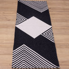 Jogo de Passadeira Suez com 3 peças - Preto