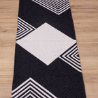 Jogo de Passadeira Suez com 3 peças - Preto