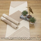 Jogo de Passadeira Suez com 3 peças - Nude