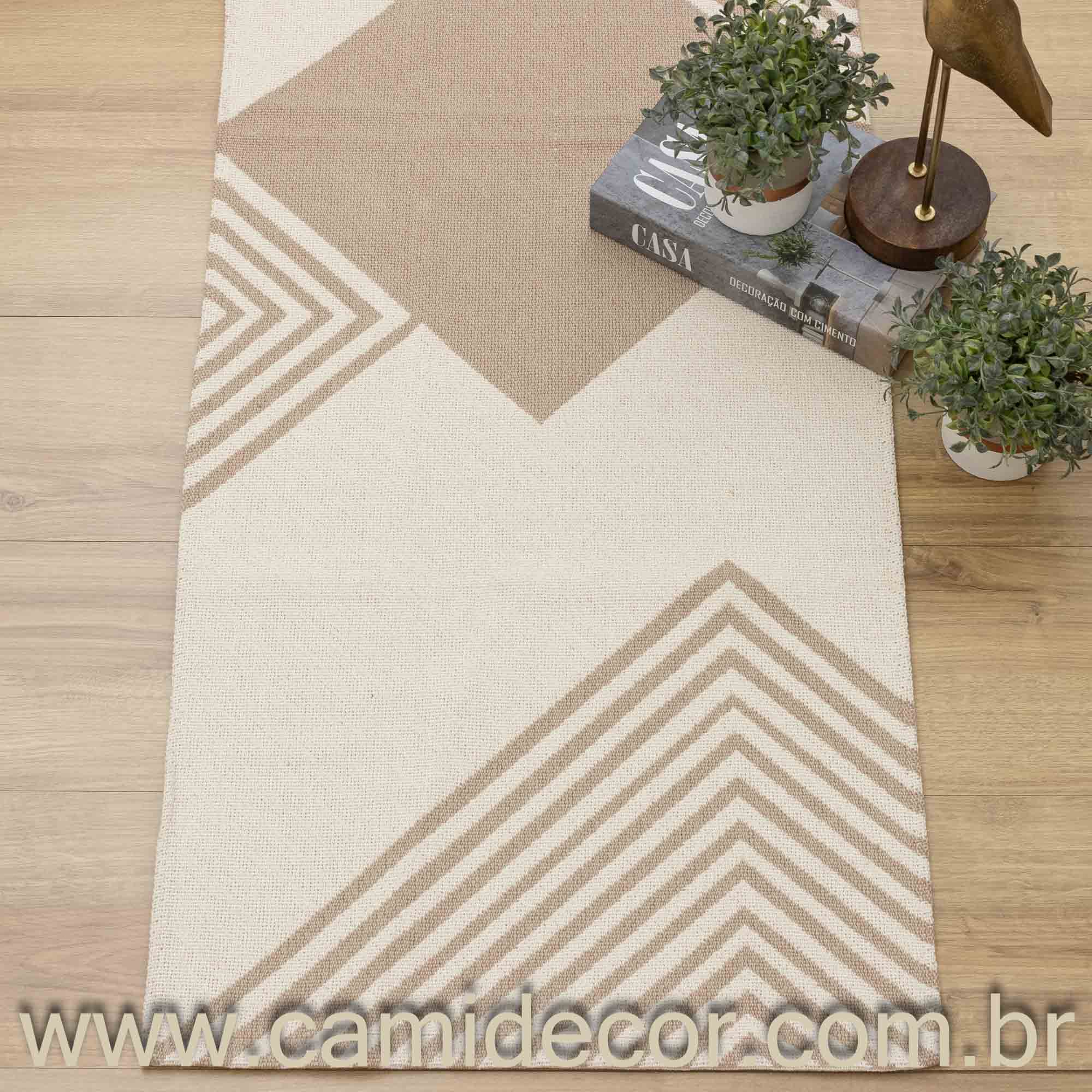 Jogo de Passadeira Suez com 3 peças - Nude