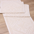 Jogo de Passadeira Toscana com 3 Peças - Cru