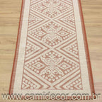 Jogo de Passadeira Toscana com 3 Peças - Terracota