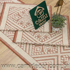 Jogo de Passadeira Toscana com 3 Peças - Terracota