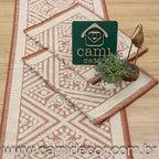 Jogo de Passadeira Toscana com 3 Peças - Terracota