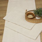 Jogo de Passadeira Veneza com 3 peças - Cru