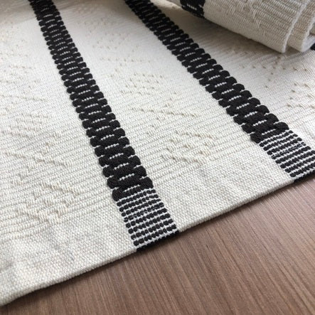 Jogo de Passadeira Veneza com 3 peças - Cru e Café