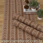 Jogo de Passadeira Veneza com 3 Peças - Marrom