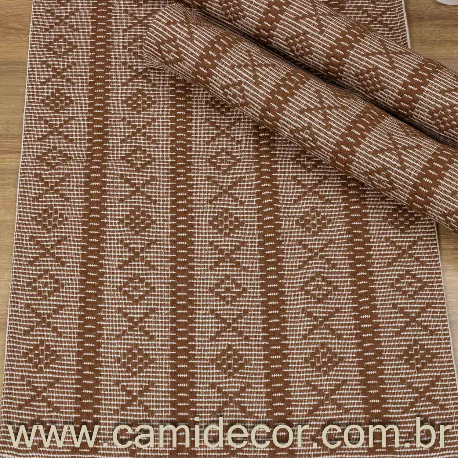 Jogo de Passadeira Veneza com 3 Peças - Marrom