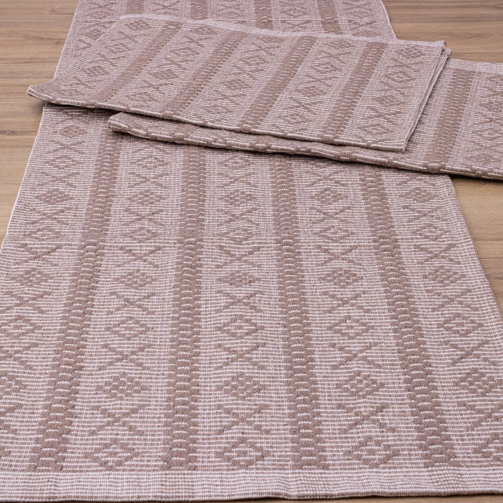 Jogo de Passadeira Veneza com 3 Peças - Nude