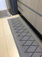 Jogo de Passadeira Zurick Zig Zag com 3 peças - Preto