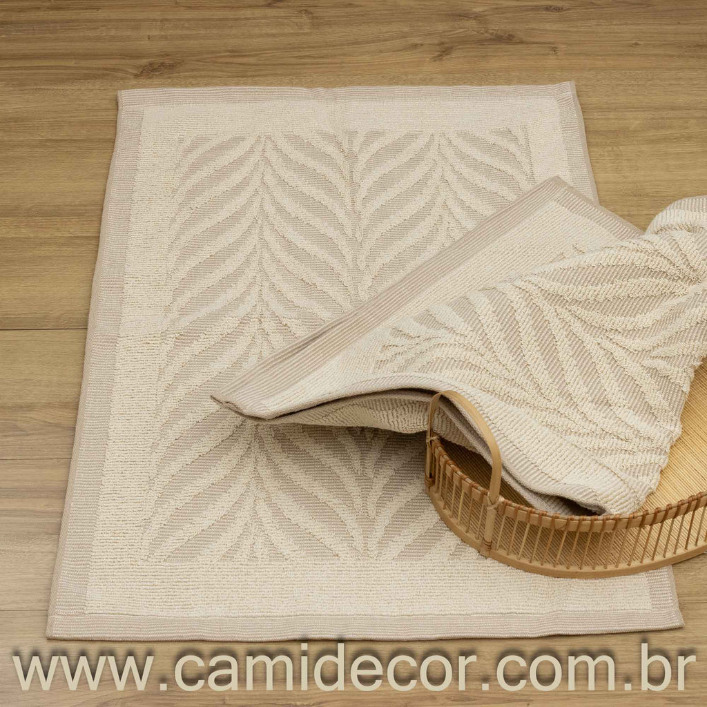 Jogo de Tapetes Amazonas com 2 peças - Nude