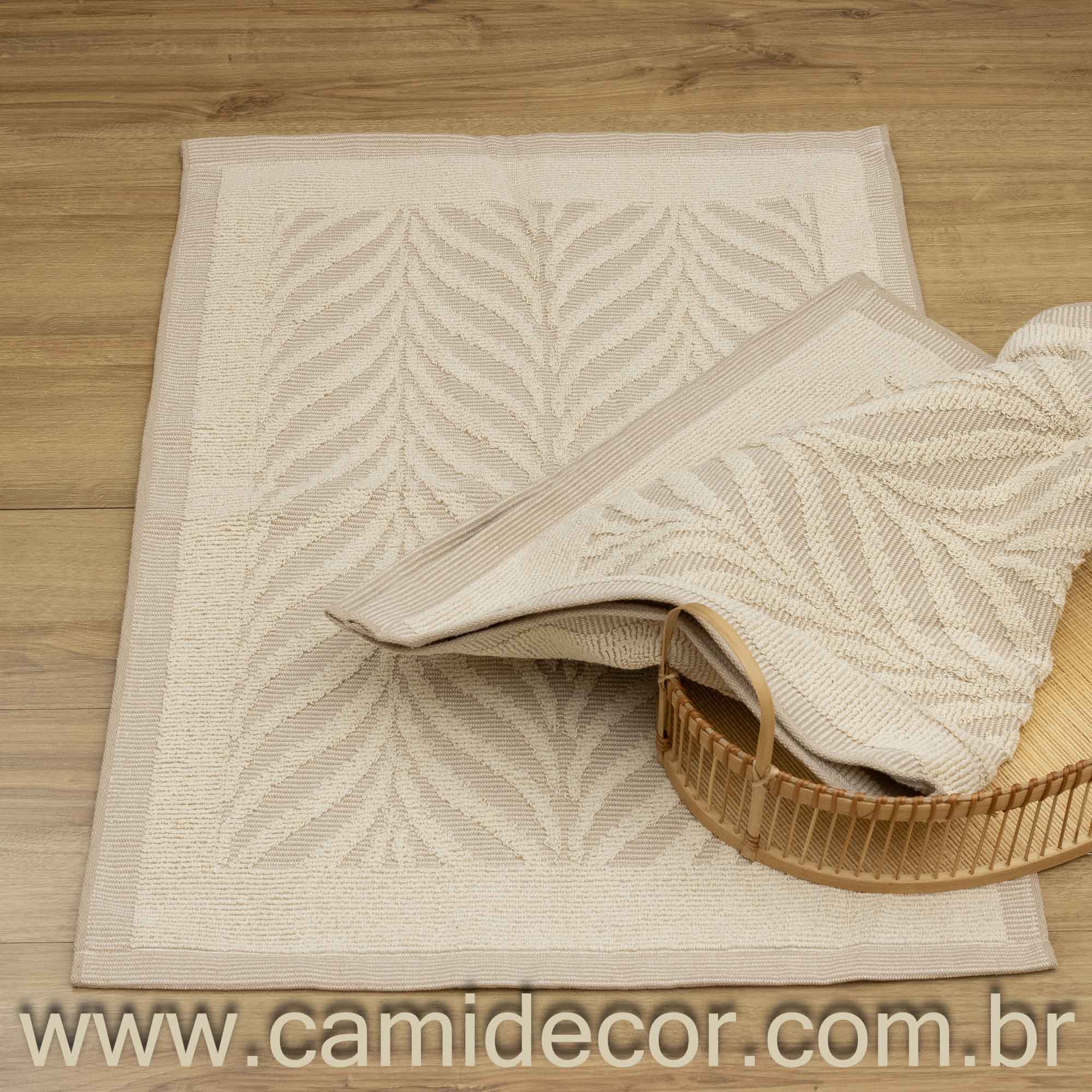Jogo de Tapetes Amazonas com 2 peças - Nude
