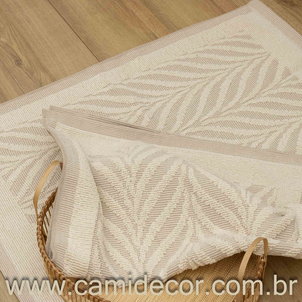 Jogo de Tapetes Amazonas com 2 peças - Nude