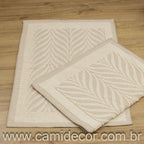 Jogo de Tapetes Amazonas com 2 peças - Nude