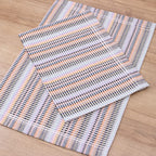 Jogo de Tapetes Zurick Listrado com 2 peças -  Arco Íris