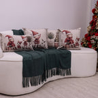 Kit com 4 Capas Almofadas em Linho Natal - Magia dos Duendes