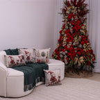 Kit com 4 Capas Almofadas em Linho Natal - Magia dos Duendes