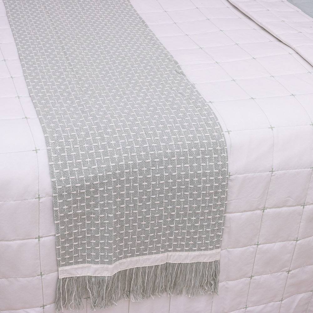 Kit Completo DIARA Cama Posta SUPER KING - Verde Malva, 7 Peças Dupla Face (2,75x3,0m)