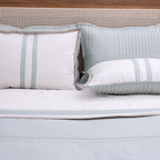 Kit Completo Línia Cama Posta KING Verde Malva - 3 peças (2,60 x 2,80m)