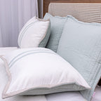 Kit Completo Línia Cama Posta SUPER KING Verde Malva - 3 peças (2,75 x 3,0m)