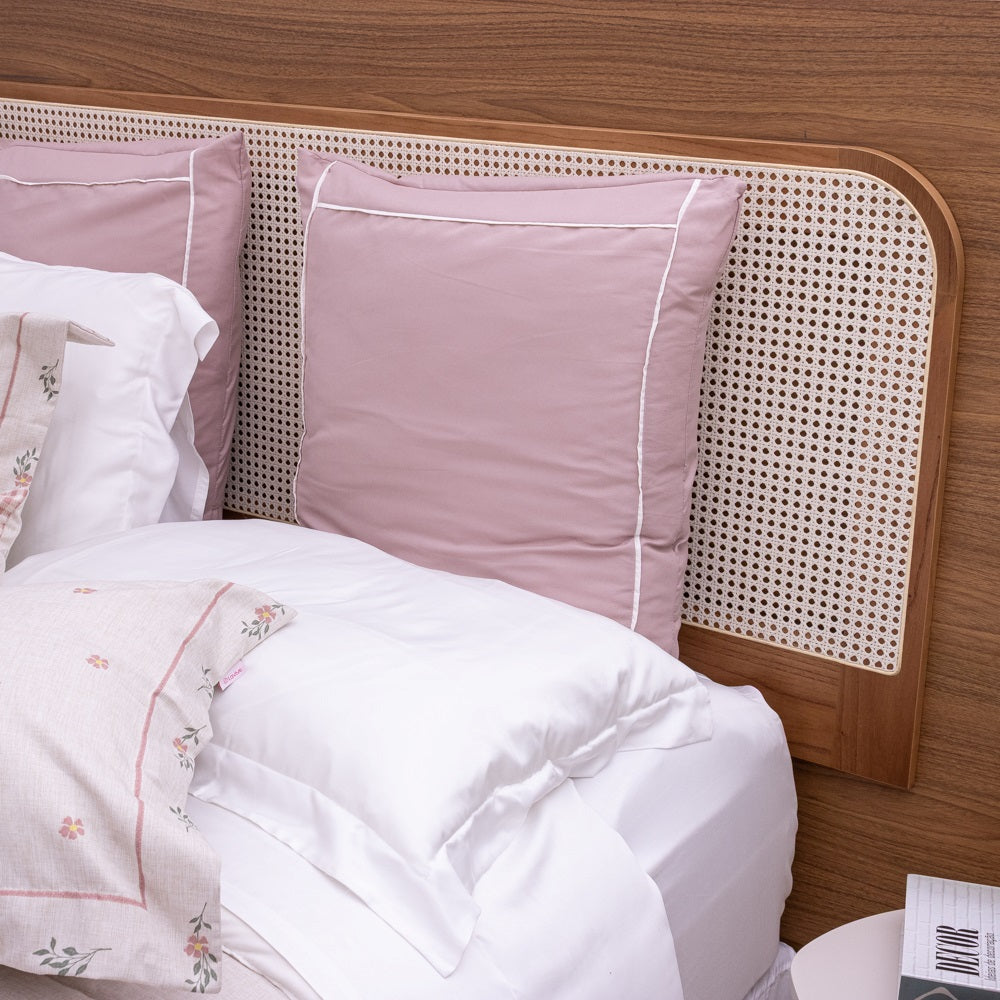 Kit Completo LIZ Cama Posta KING - Rosa, 7 Peças (2,60 x 2,80m)