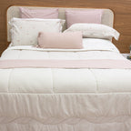 Kit Completo LIZ Cama Posta KING - Rosa, 7 Peças (2,60 x 2,80m)