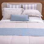 Kit Completo LIZ Cama Posta SUPER KING - Azul, 7 Peças (2,75 x 3,0m)