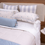 Kit Completo LIZ Cama Posta SUPER KING - Azul, 7 Peças (2,75 x 3,0m)