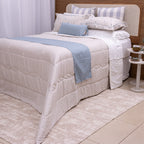 Kit Completo LIZ Cama Posta SUPER KING - Azul, 7 Peças (2,75 x 3,0m)