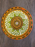 Mandala com Grafismo Trançada com Fibra Tucumã