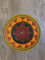 Mandala com Grafismo Trançada com Fibra Tucumã