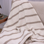 Manta Boho em algodão 1,20 x 1,80  - Bege