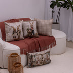 Manta Lilian em algodão 1,30 x 1,80 - Coral