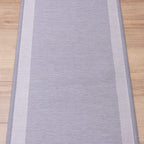Passadeira Avulsa Ravena Antiderrapante 50 x 180cm - Prata