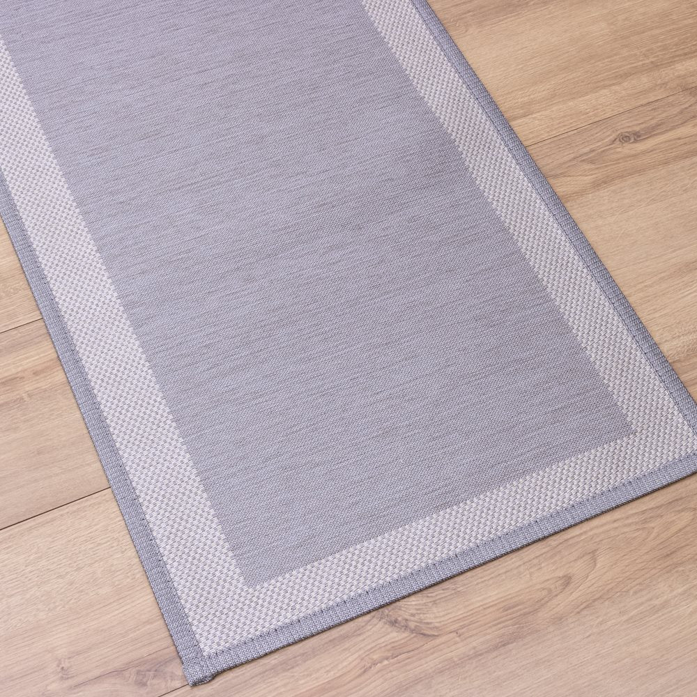 Passadeira Avulsa Ravena Antiderrapante 50 x 180cm - Prata