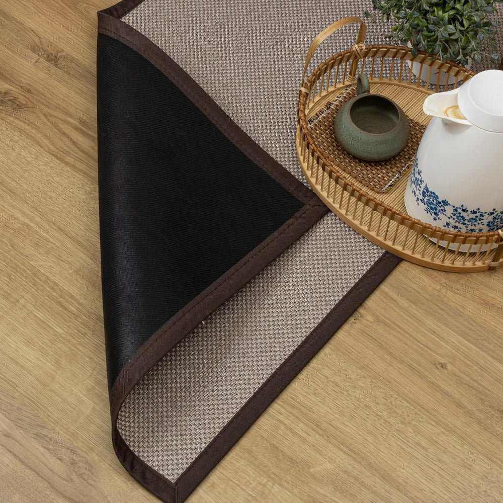 Passadeira Avulsa Siena Antiderrapante 50 x 140cm - Capuccino