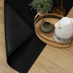 Passadeira Avulsa Siena Antiderrapante 50 x 140cm - Preto