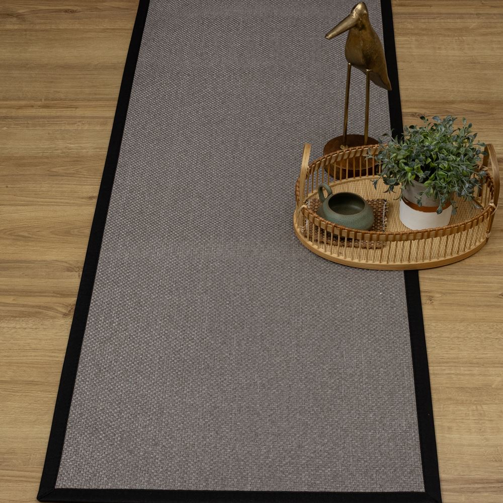 Passadeira Avulsa Siena Antiderrapante 60 x 180cm - Cinza