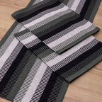 Jogo de Passadeira Zurick Listrado com 3 peças - Verde