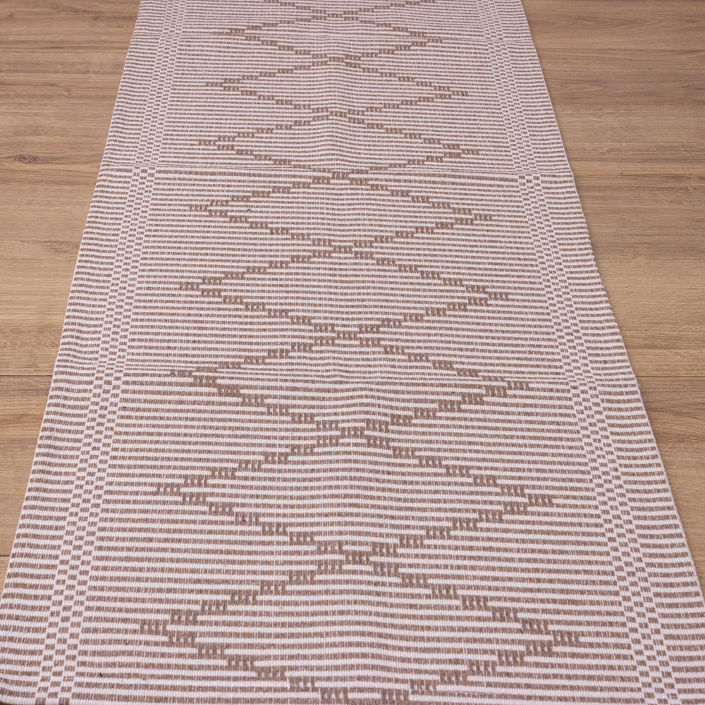 Passadeira Avulsa 1,20M Zurick Zig Zag - Nude