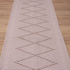 Passadeira Avulsa 1,20M Zurick Zig Zag - Nude