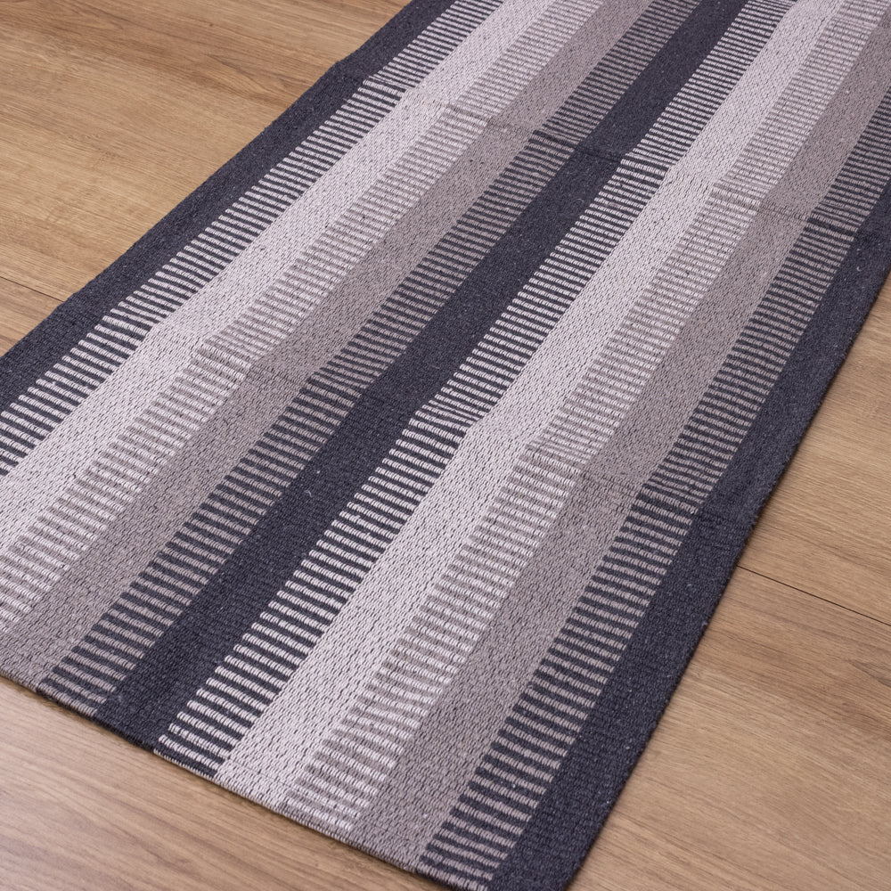 Passadeira Avulsa 1,20M Zurick Listrado - Cinza Escuro