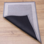 Tapete Avulso Ravena Antiderrapante 50 x 70cm - Prata