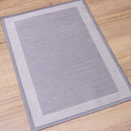 Tapete Avulso Ravena Antiderrapante 50 x 70cm - Prata